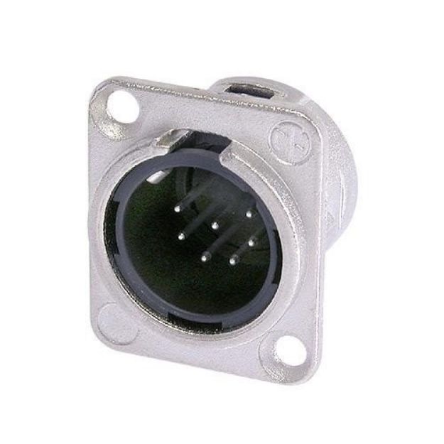 Picture of Neutrik  XLR Connector  7 Pin  Panel Mount  MALE