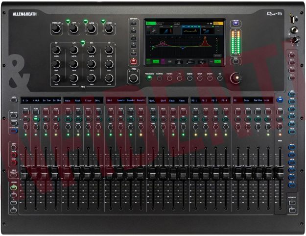 Picture of A&H QU6 Digital mixing console with 24 faders