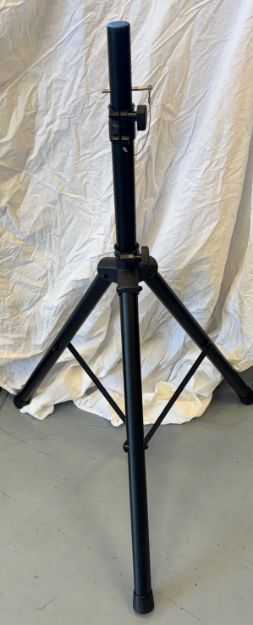 Picture of Jansen Short Speaker Stand Height Adjustable Aluminium BLACK
