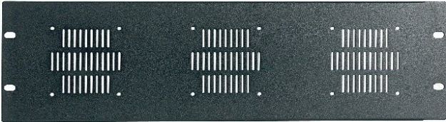 Picture of 19" Rack Panel 3U Vented for 3 Fans