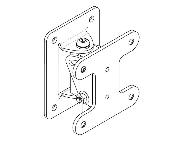 Picture of Martin Wall Bracket WHITE Marine Grade