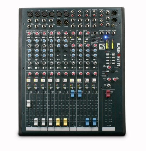 Picture of XB14 19" Broadcast Mixer 4 Mono+2 Phone+4 Stereo Aux