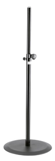 Picture of K&M Speaker Stand Steel 35mmØ Tubing ROUND BASE Black