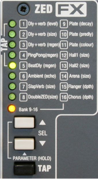 Picture of ZED12FX Rack Mixer 6 Mono+3 St 3 Aux USB Interface+FX