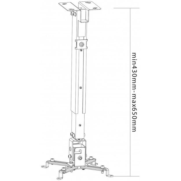 Picture of Proel Heavy Duty Ceiling Mount Projector Bracket