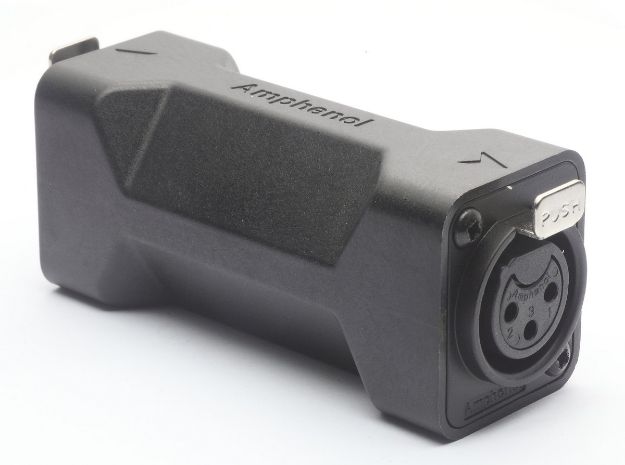 Picture of Amphenol Signal Adaptor FXLR > FXLR BLACK