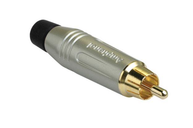 Picture of Amphenol RCA Connector Cord Plug MALE BLACK