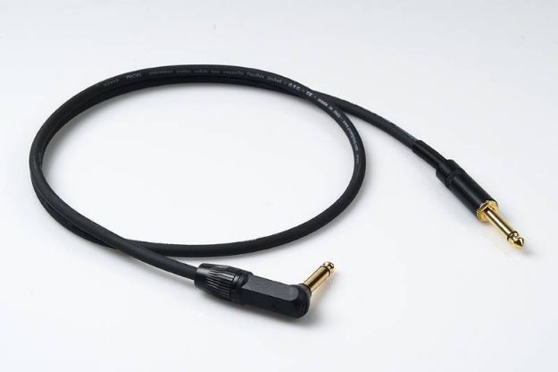 Picture of Proel Guitar Lead TS > 90ºTS 3m Spiral Shield BLACK