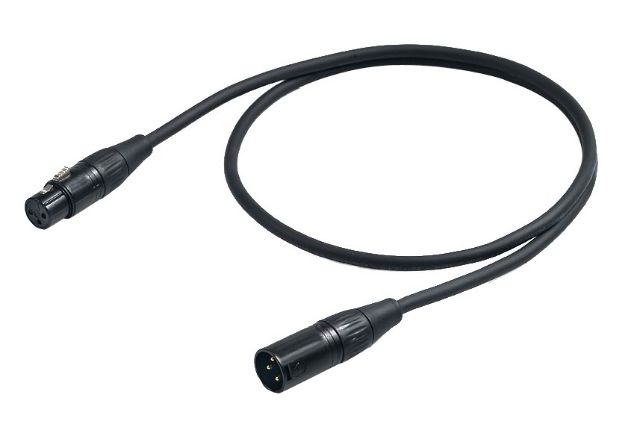 Picture of DMX Lighting Lead FXLR > MXLR 3 Pin 2m