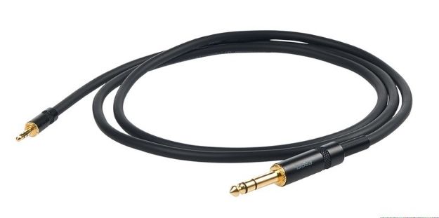 Picture of Challenge Mini Jack Lead 3.5mm TRS > 6.3mm TRS 1.5m
