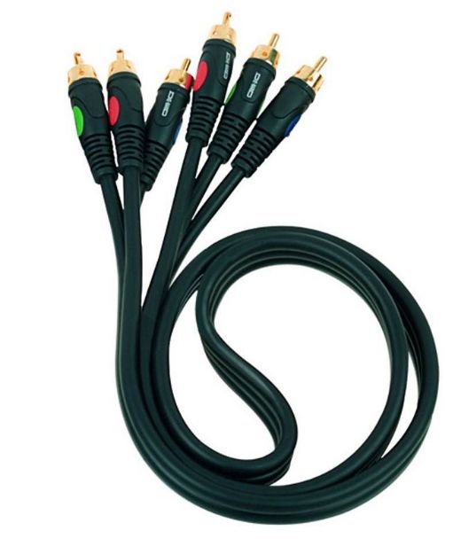 Picture of Die Hard RCA Loom 3 Way RGB Video 3m GOLD