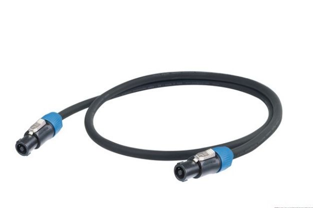 Picture of Proel Speaker Lead SPKON4 > SPKON4 5m 2 x 4mm  BK