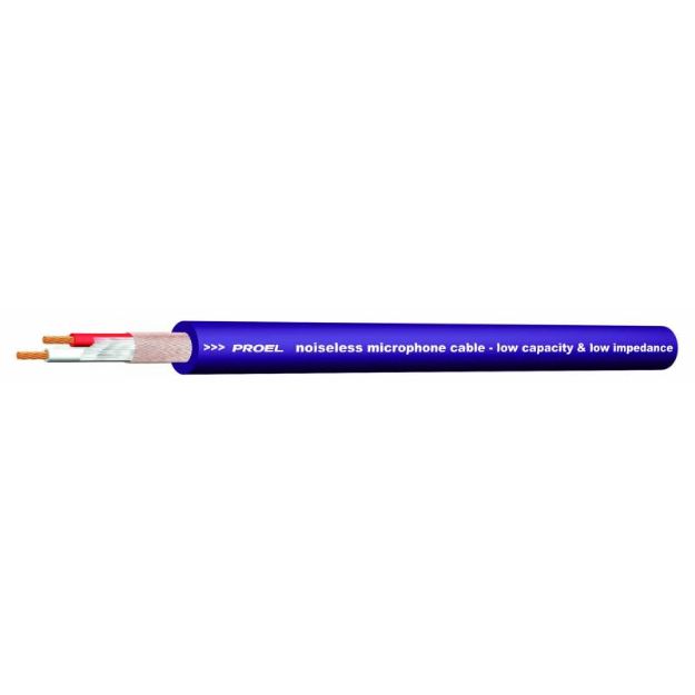 Picture of Proel Bulk Mic Cable 90% Spiral Shield PURPLE