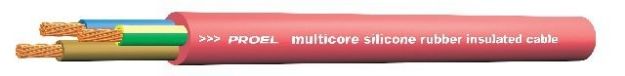 Picture of Proel Bulk Mains Cable 3 x 1.5mm Silicone Rubber RED