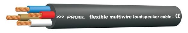 Picture of Proel Flexible Speaker Cable Twisted 4 x 2.5mm² BLACK