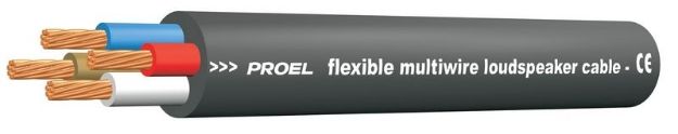 Picture of Proel Flexible Speaker Cable Twisted 4 x 4mm² BLACK