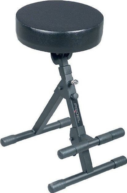 Picture of Proel Musicians Stool Height Adjustable with Foot Rest