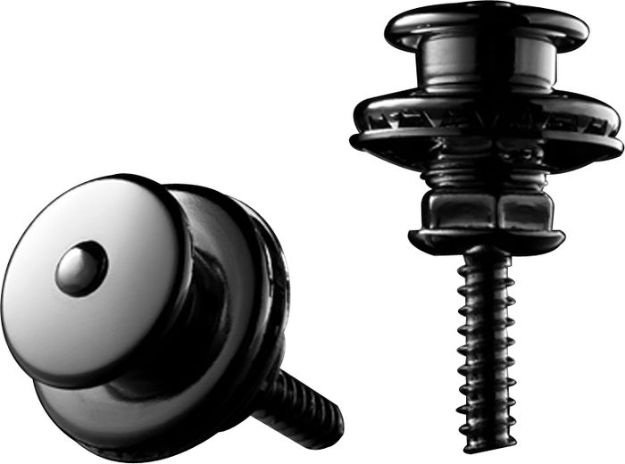 Picture of Loxx Strap Locks BLACK Chrome Plated over stainless steel