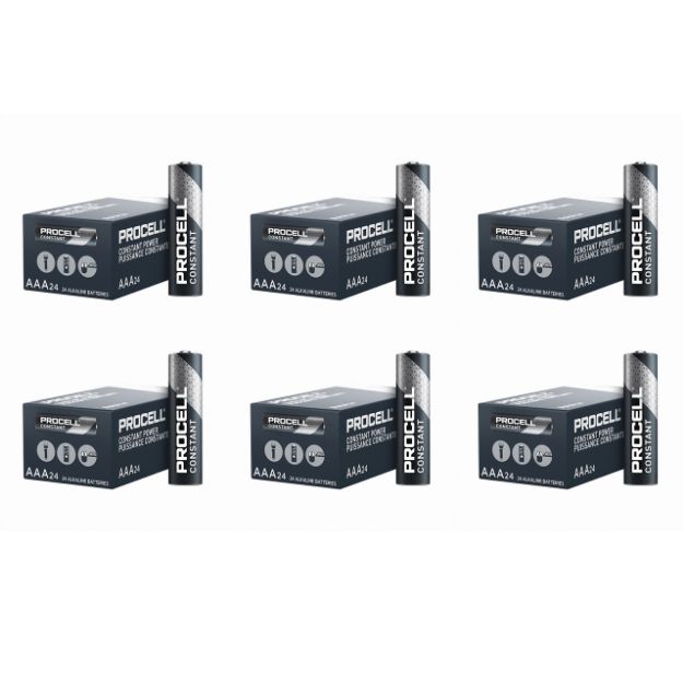 Picture of Procell CONSTANT Alkaline Battery 1.5V AAA Size 144 Pack