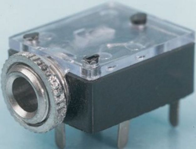 Picture of Mini Stereo Jack Connector 3.5mm Panel Mount FEMALE