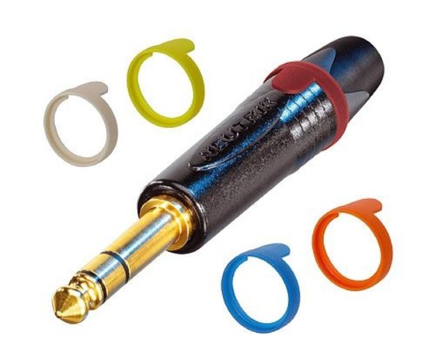 Picture of Neutrik Jack Cord Connector Ring Label NP*X RED
