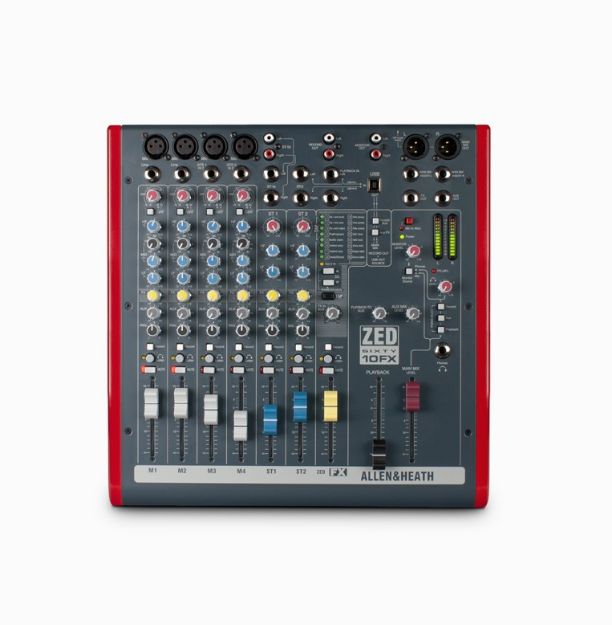 Picture of ZED6010FX Mixer 4 Mono+2 Stereo 1 Aux 2-Track USB Interface