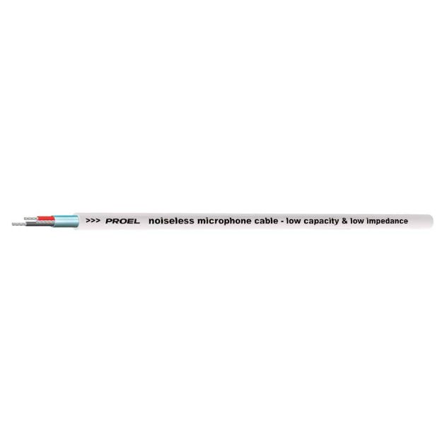 Picture of Proel Installation Microphone Cable Foil Shield WHITE