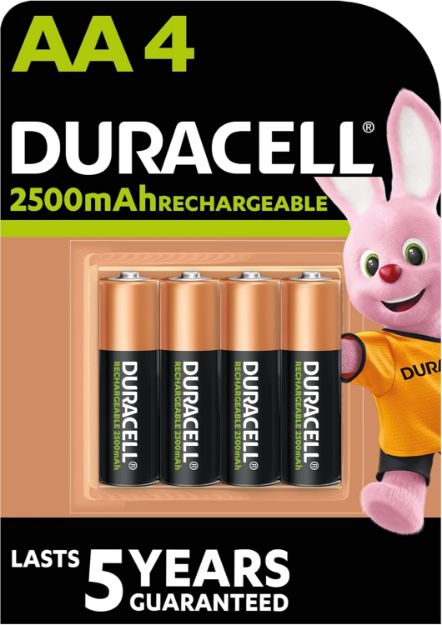 Picture of Duracell NiMH Rechargeable Battery 1.2V AA Size    1 Pack