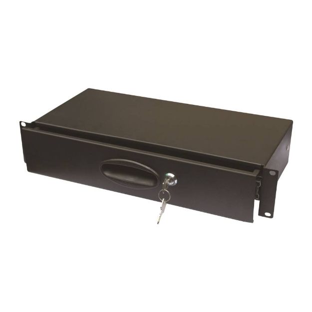 Picture of Proel 19" Rack Drawer 2U Lockable 204mm