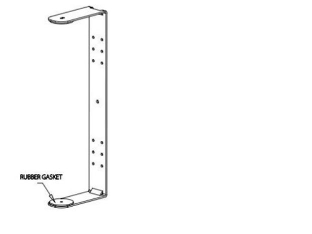 Picture of One Systems U Bracket for 108IM & 208CIM BLACK