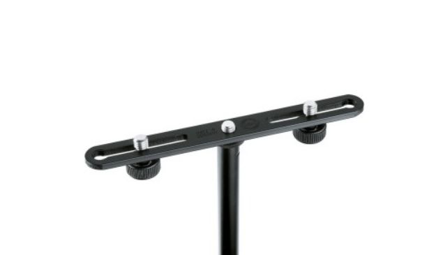 Picture of K&M Mic Stand Accessory T Bar for 2 Mics Adjustable