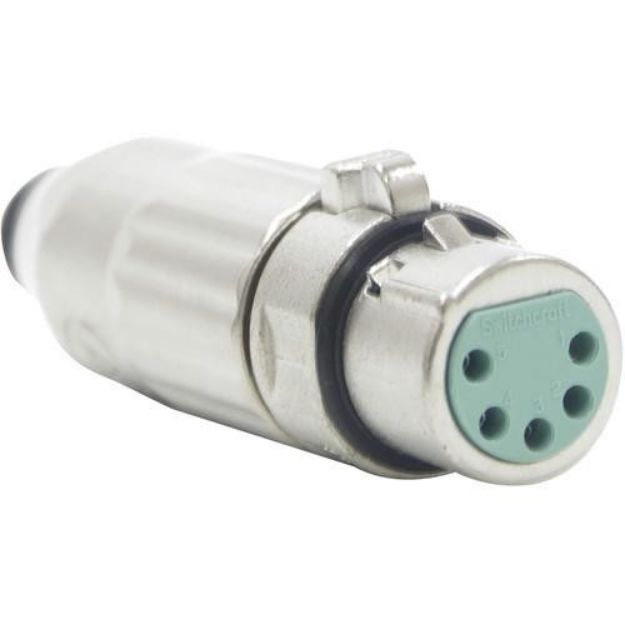 Picture of Switchcraft Quick-fit XLR - all metal (female) - 5 pole