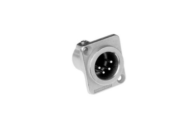 Picture of Amphenol XLR Panel Mount (Male) - 4 pole NICKEL