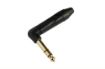Picture of Amphenol 6.3mm 90º TRS Stereo Jack Connector Cord Plug MALE