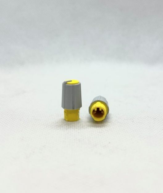 Picture of A&H Mixer Knob GREY YELLOW