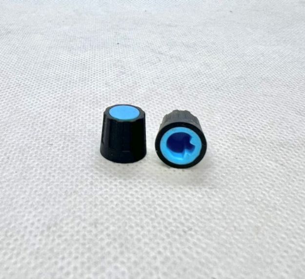 Picture of A&H Pot Knob Black /Blue