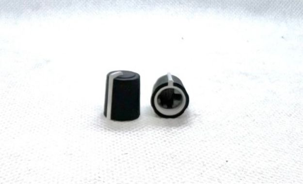 Picture of A&H Knob small Black/Light grey