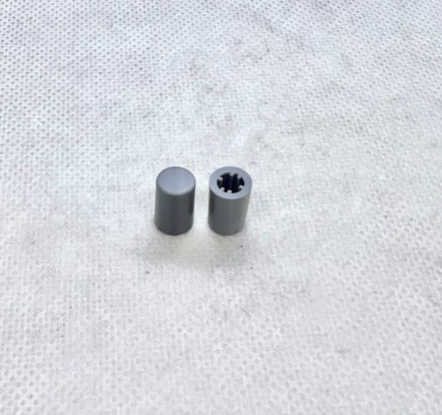 Picture of A&H Knob Pushswitch GREY