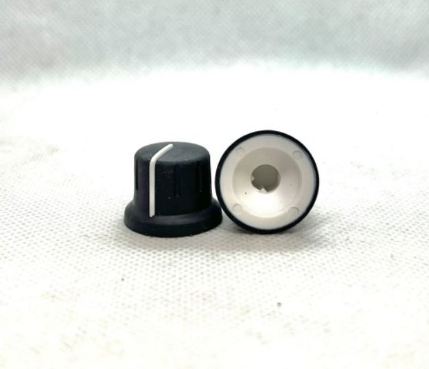 Picture of A&H Knob XONE43 BLACK-White Line