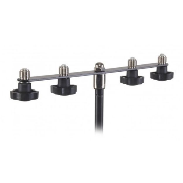 Picture of Proel Mic Stand Accessory Quad T Bar for 2 Mic Pairs