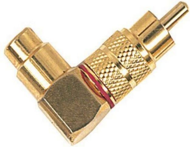 Picture of Signal Adaptor FRCA > MRCA 90º GOLD PLATE