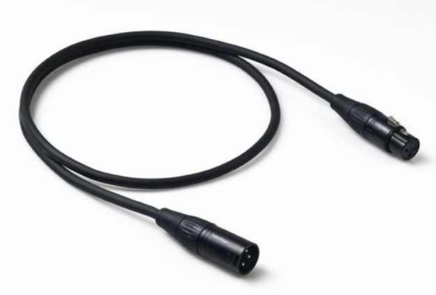 Picture of Proel Mic Lead FXLR > MXLR 2 Metre Spiral Shield BLACK