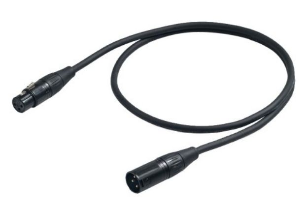 Picture of DMX Lighting Lead FXLR > MXLR 3 Pin 2m