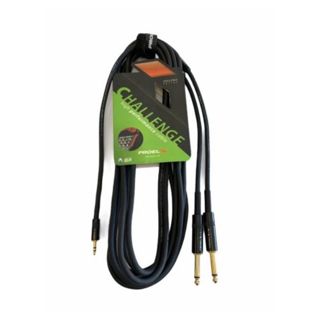 Picture of Challenge Stereo Split Lead 3.5mm TRS > 2 x 6.3mm TS 5m