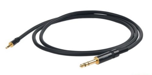 Picture of Challenge Mini Jack Lead 3.5mm TRS > 6.3mm TRS 1.5m