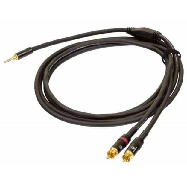 Picture of Challenge Split Lead 3.5mm TRS(16cm) > 2 x MRCA 3m Gold
