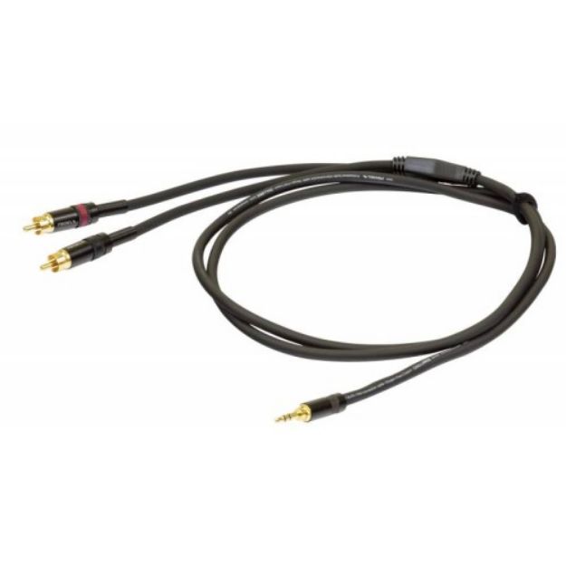 Picture of Challenge Split Lead 3.5mm TRS > 2 x MRCA 5m Gold
