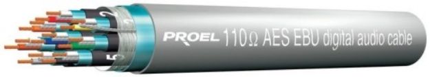 Picture of Proel Bulk Digital Multicore Cable 8 Way 110 Ohm  Black