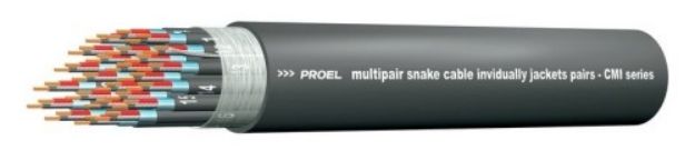 Picture of Proel Bulk Signal Multicore Cable 12 Way 100% Foil+PVC