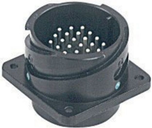 Picture of Milspec Connector 25 Pin Panel Mount MALE